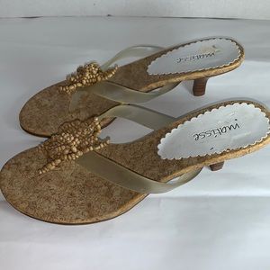 Matisse Kitten Heel Sandals Size 8.5